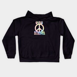 Cure Diabetes TieDye Kids Hoodie